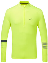 RONHILL Bluza biegowa męska AFTERHOURS 1/2 ZIP fluo