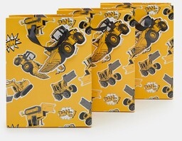 Sinsay - Torby prezentowe 3 pack - Pomarańczowy