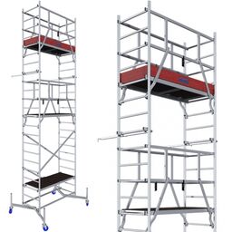 Rusztowanie aluminiowe ClimTec firmy KRAUSE - wysokość robocza