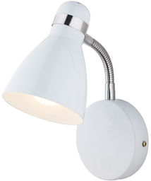 Markslojd kinkiet lampa ścienna Viktor 105191 biała flex