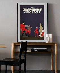 Plakat Strażnicy galaktyki - fine art Marvel