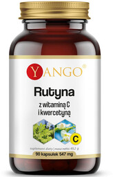 YANGO Rutyna z Witaminą C i Kwercetyną 90vegcaps
