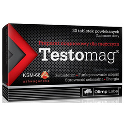 Olimp TestoMag 30 tabl. Więcej niż magnez Cynk