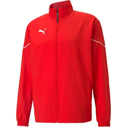 Puma Mężczyźni TeamRise Bluza, Puma Red-Puma Black, S