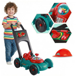 Zestaw Kosiarka dla Dzieci Dźwięk Kask Kanister