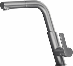 DEANTE Bateria kuchenna z wyciąganą wylewką SILIA titanium