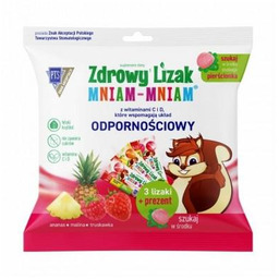 Zdrowy Lizak Mniam-Mniam 3 lizak i + słodki