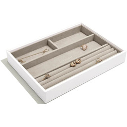 Stackers Organizer na bransoletki i pierścionki (biały) Classic