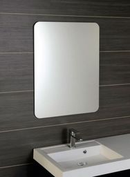 Lustro 50x70cm, prostokąt, zaokrąglone rogi, bez uchwytów ISHAPE