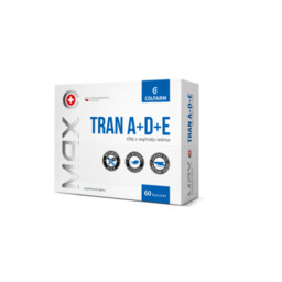 TRAN z witaminami A+D+E, 60 kapsułek