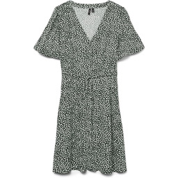 VERO MODA Damska sukienka z wiskozy mini sukienka