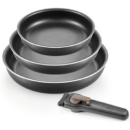 Tescoma patelnie z wyjmowanym uchwytem VARIO, 4-częściowy jgo