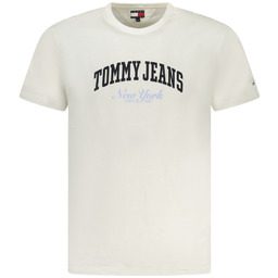 TOMMY HILFIGER KOSZULKA Z KRÓTKIM RĘKAWEM MĘSKA BIAŁA