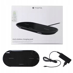 Podwójna Szybka Ładowarka Indukcyjna Qi Mophie Dualpad
