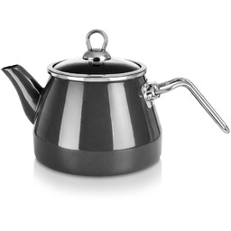 Czajnik emaliowany czarny METALIC 1,6 l