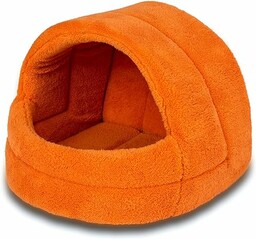 Wouapy Puszyste kopułowe pluszowe legowisko dla kota