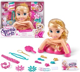 ZURU Sparkle Girlz 10025 głowa do stylizacji włosów