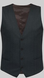 kamizelka zogno zielony slim fit