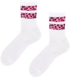 Todo Socks Stylowe, damskie skarpetki z Panterką Todo