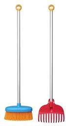 FISKARS Grabie MyFirst 1062474 do liści + Szczotka