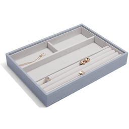 Stackers Organizer na bransoletki i pierścionki (niebieski) Classic