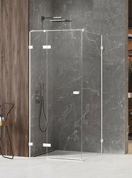 Kabina prysznicowa biała lewa 80x80 cm EXK-2702 Avexa