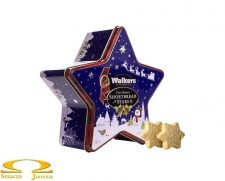 Ciasteczka Maślane Walkers Pure Butter Shortbread Puszka Gwiazdka