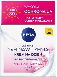 24H Nawilżenia odżywczy krem na dzień cera sucha