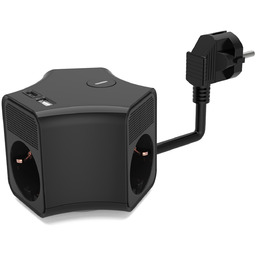 Przedłużacz 3x Schuko 230V 2m USB-A i USB-C