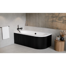 Besco Avita 170x75cm wanna asymetryczna lewa + obudowa