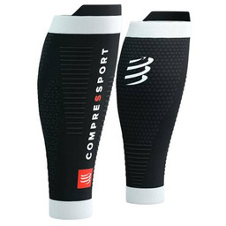 COMPRESSPORT Opaski kompresyjne R2 3.0 BLACK/WHITE