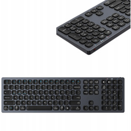 Klawiatura membranowa Bluetooth z blokiem numerycznym bezprzewodowa