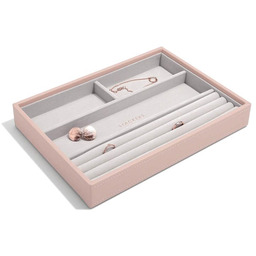 Stackers Organizer na bransoletki i pierścionki (różowy) Classic