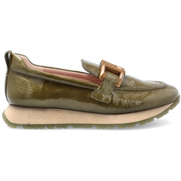Hiszpańskie półbuty lakierowane - HISPANITAS HI254386 KHAKI