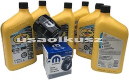 Olej Pennzoil 0W20 oraz oryginalny filtr Fiat 500X