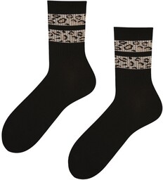 Todo Socks Stylowe, damskie skarpetki z Panterką Todo