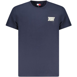 TOMMY HILFIGER MĘSKA KOSZULKA Z KRÓTKIM RĘKAWEM NIEBIESKA