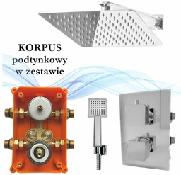 VIVID TR2 podtynkowa Bateria Natryskowa Prysznicowa Termostatyczna Deszczownica