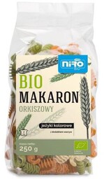 MAKARON (ORKISZOWY KOLOROWY) JEŻYKI BIO 250 G -