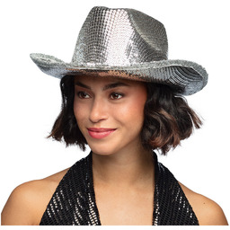 Kapelusz kowbojski Groovy srebrny