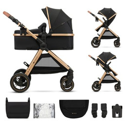 KINDERKRAFT Wózek wielofunkcyjny Esme 2w1 Czarny