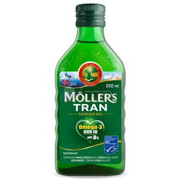 Mollers Tran Norweski naturalny 250ml