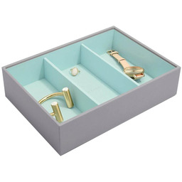 Stackers Organizer na zegarki/akcesoria (szaro-miętowy) Classic