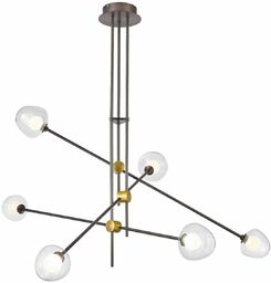 LAMPA sufitowa ROMILY PND-201883-6 Italux metalowa OPRAWA loftowa