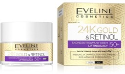 Eveline Gold & Ceramidy 50+, liftingujący krem