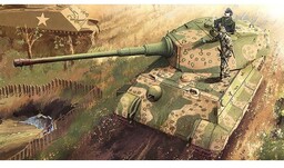 Academy, Czołg German King Tiger Last, Model
