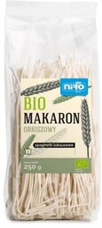 MAKARON ORKISZOWY SPAGHETTI LUKSUSOWY BIO 250 G NIRO