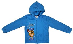 Niebieska rozpinana bluza z kapturem Psi Patrol Chase