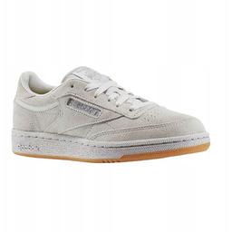 Młodzieżowe buty sportowe zamszowe szare Reebok Club C