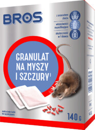 Bros Granulat na myszy i szczury 140g